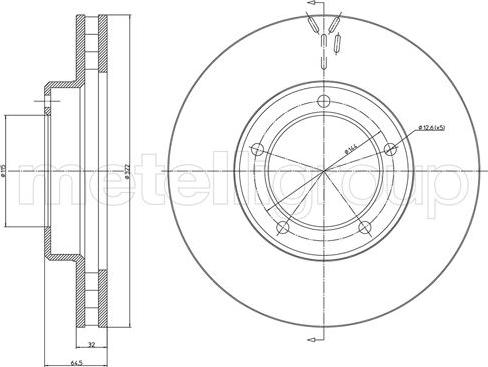 Fri.Tech. BD0514 - Kočioni disk www.molydon.hr