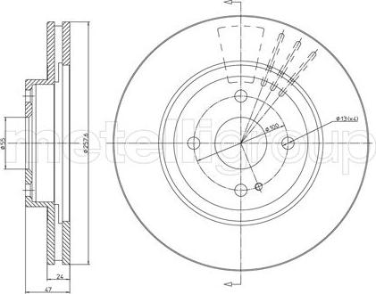 Fri.Tech. BD0512 - Kočioni disk www.molydon.hr