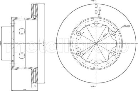 Fri.Tech. BD0538 - Kočioni disk www.molydon.hr