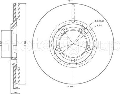 Fri.Tech. BD0532 - Kočioni disk www.molydon.hr