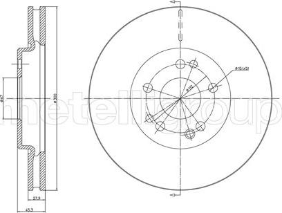 Fri.Tech. BD0525 - Kočioni disk www.molydon.hr