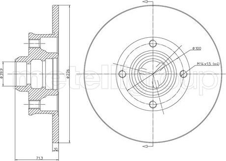 Fri.Tech. BD0575 - Kočioni disk www.molydon.hr