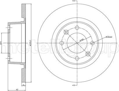 Fri.Tech. BD0699 - Kočioni disk www.molydon.hr