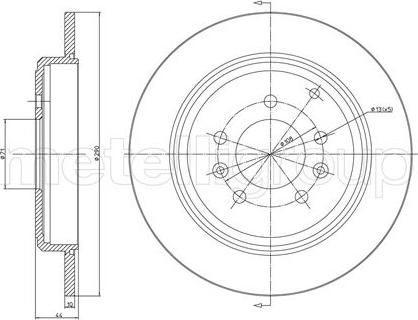 Fri.Tech. BD0639 - Kočioni disk www.molydon.hr