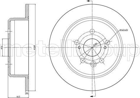 Fri.Tech. BD0091 - Kočioni disk www.molydon.hr