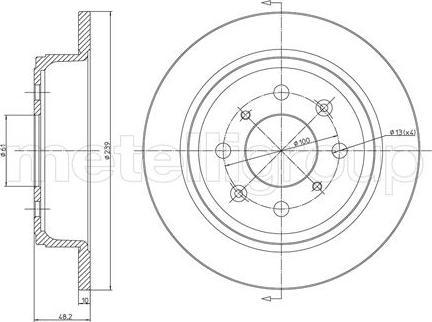 Fri.Tech. BD0051 - Kočioni disk www.molydon.hr