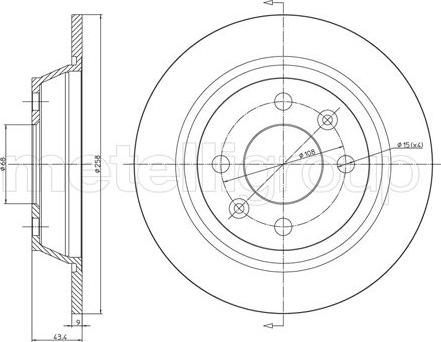 Fri.Tech. BD0057 - Kočioni disk www.molydon.hr