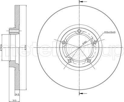 Fri.Tech. BD0006 - Kočioni disk www.molydon.hr