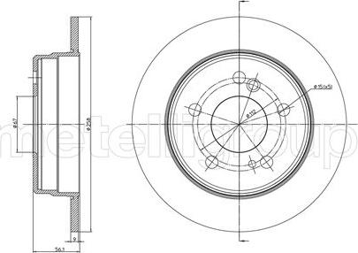 Fri.Tech. BD0014 - Kočioni disk www.molydon.hr