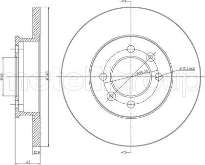 Fri.Tech. BD0016 - Kočioni disk www.molydon.hr