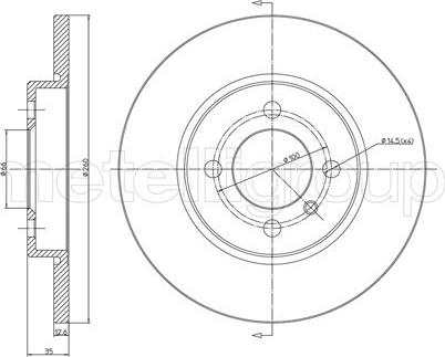 Fri.Tech. BD0022 - Kočioni disk www.molydon.hr