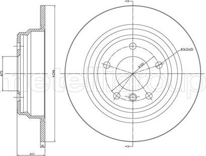 Fri.Tech. BD0197 - Kočioni disk www.molydon.hr