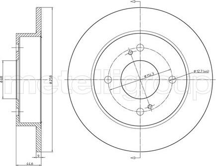 Fri.Tech. BD0102 - Kočioni disk www.molydon.hr