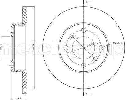 Fri.Tech. BD0110 - Kočioni disk www.molydon.hr