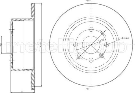 Fri.Tech. BD0184 - Kočioni disk www.molydon.hr