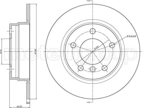 Fri.Tech. BD0128 - Kočioni disk www.molydon.hr