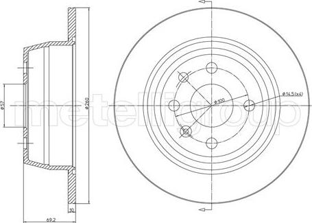 Fri.Tech. BD0176 - Kočioni disk www.molydon.hr