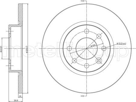 Fri.Tech. BD0172 - Kočioni disk www.molydon.hr