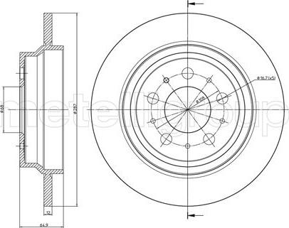 Fri.Tech. BD0855 - Kočioni disk www.molydon.hr