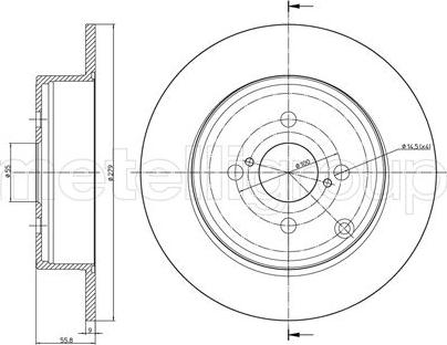 Fri.Tech. BD0868 - Kočioni disk www.molydon.hr