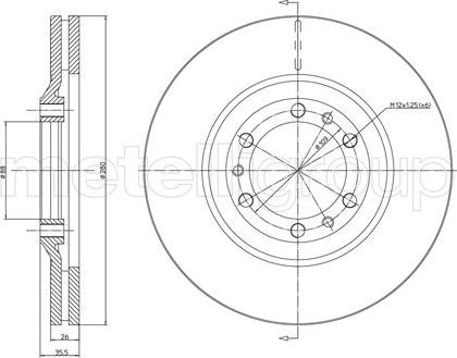 Fri.Tech. BD0392 - Kočioni disk www.molydon.hr