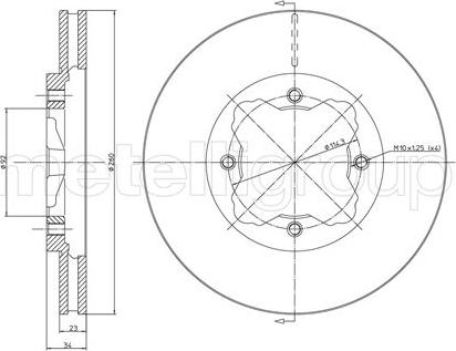 Fri.Tech. BD0355 - Kočioni disk www.molydon.hr