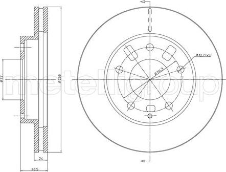 Fri.Tech. BD0302 - Kočioni disk www.molydon.hr