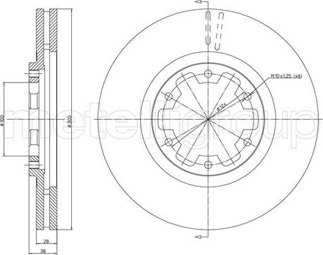 Fri.Tech. BD0382 - Kočioni disk www.molydon.hr