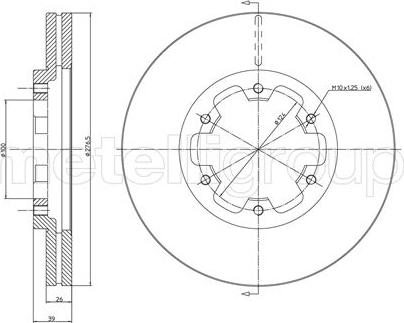 Fri.Tech. BD0335 - Kočioni disk www.molydon.hr