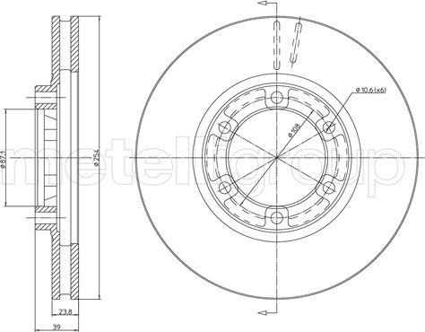 Fri.Tech. BD0372 - Kočioni disk www.molydon.hr