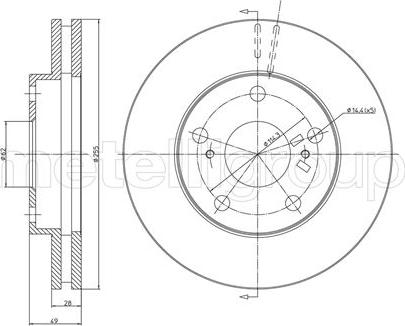 Fri.Tech. BD0299 - Kočioni disk www.molydon.hr