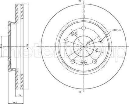 Fri.Tech. BD0291 - Kočioni disk www.molydon.hr