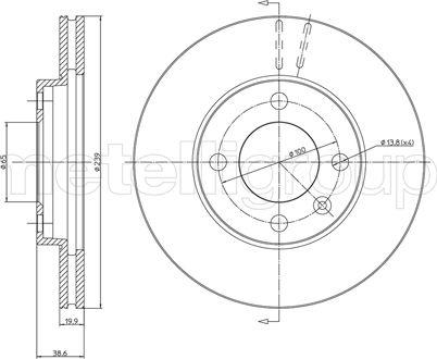 Fri.Tech. BD0242 - Kočioni disk www.molydon.hr