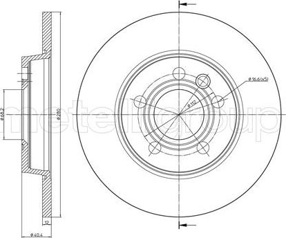 Fri.Tech. BD0218 - Kočioni disk www.molydon.hr