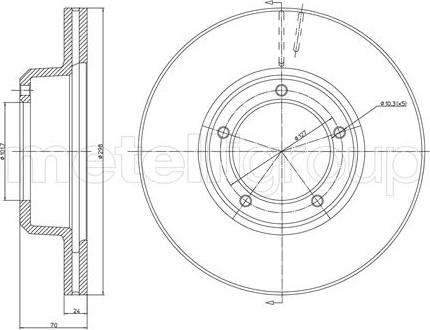 Fri.Tech. BD0282 - Kočioni disk www.molydon.hr