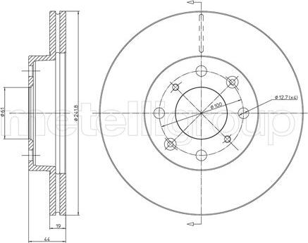 Fri.Tech. BD0236 - Kočioni disk www.molydon.hr