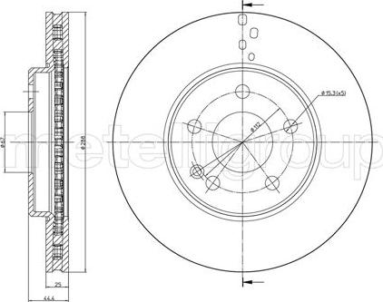 Fri.Tech. BD0233 - Kočioni disk www.molydon.hr