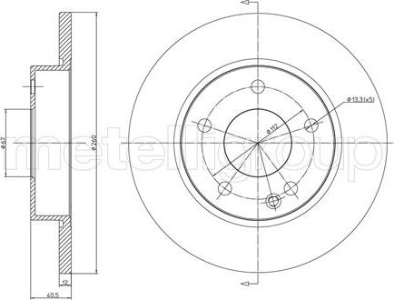 Fri.Tech. BD0223 - Kočioni disk www.molydon.hr