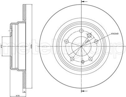 Fri.Tech. BD0222 - Kočioni disk www.molydon.hr