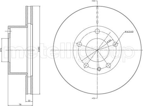 Fri.Tech. BD0276 - Kočioni disk www.molydon.hr