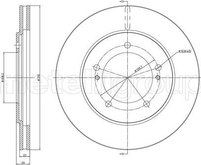 Fri.Tech. BD0795 - Kočioni disk www.molydon.hr