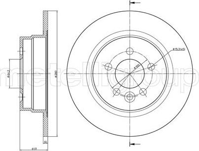 Fri.Tech. BD0764 - Kočioni disk www.molydon.hr