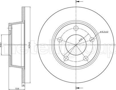 Fri.Tech. BD0710 - Kočioni disk www.molydon.hr