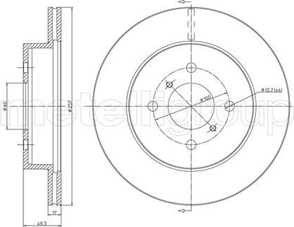 Maxtech 863514.6060 - Kočioni disk www.molydon.hr