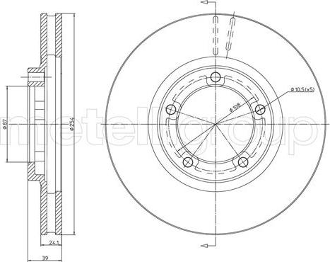 Fri.Tech. BD0727 - Kočioni disk www.molydon.hr