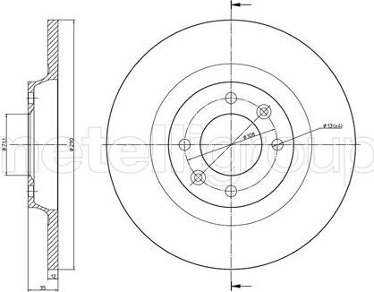 Fri.Tech. BD1494 - Kočioni disk www.molydon.hr