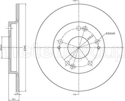 Fri.Tech. BD1491 - Kočioni disk www.molydon.hr