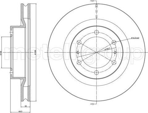 Maxtech 861326.6060 - Kočioni disk www.molydon.hr