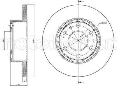 Fri.Tech. BD1405 - Kočioni disk www.molydon.hr