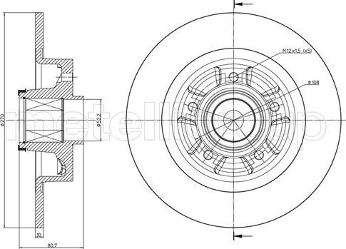 HELLA 8DD 355 123-181 - Kočioni disk www.molydon.hr